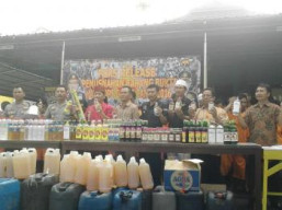 Operasi Camar Semeru 2016, KP3 Amankan Berbagai Minuman Keras 
