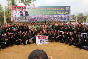 Kapolres Pasuruan Hadiri Upacara Penutupan TMMD 2017.