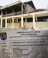DI DEPOK, PENGAWASAN PROYEK SEKOLAH LEMAH