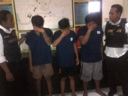 keroyok Teman Sendiri, Abidin DKK Dibekuk Polsek Wonokromo