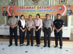 Polres Pasuruan Kirim Perwira Pertamanya Study Banding ke Polres Sidoarjo.