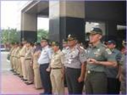 Kodim 0503/JB Adakan Apel Penanggulangan Banjir di Jakarta Barat