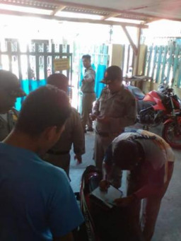 Yustisi Antisipasi Teroris, Satpol PP Sawahan Amankan 15 orang.