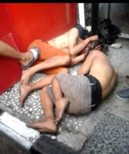 Beraksi Sore Hari, Dua Jambret Belia di jalan Arjuno Nyonyor Diamuk Massa