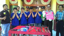 Tiga Pengguna satu BD Diamankan Reskrim Tambaksari