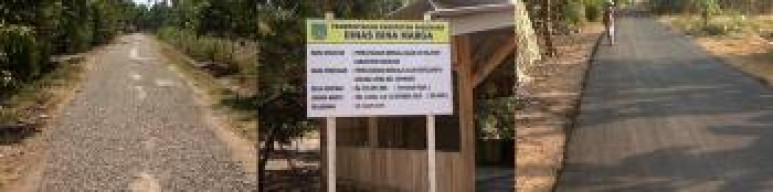 PEMELIHARAAN JALAN WATULUNYU REMBANG HAMPIR RAMPUNG
