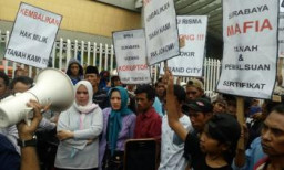 Ahli Waris Tanah Grand City Lakukan Demo Demi Keadilan