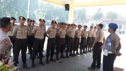 Kapolres Pasuruan Beri Arahan Bintara Baru 