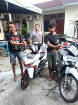 Beraksi 5 Kali , Curanmor Ingusan Keok Di Polsek Sukolilo
