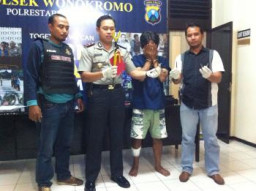 Kurir BPN Surabaya Nyambi Maling Kendaraan Bermotor