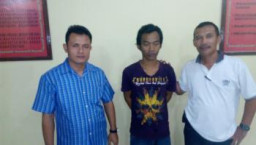 Pecah Kaca Rumah Untuk Curi Sepedan Motor, Maling Goblok Ini di Tangkap Warga