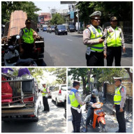 Kanit Lantas Sawahan AKP Didik Sulistyo SH, Pimpin Langsung Operasi Zebra Semeru 2018