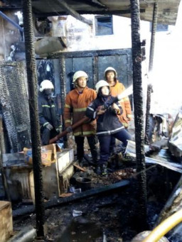 Pabrik Krupuk Krembangan Terbakar, di Duga Tabung Gas Elpiji Bocor