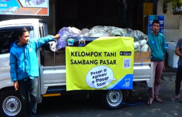 Difasilitasi e-pasar Malang, Kelompok Tani Pujon, "Turun Gunung" Sambangi Pasar Kota