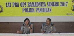 Kompol Herlina, S.I.K., M.H. Pimpin Latihan Pra Operasi Ramadniya 2017 