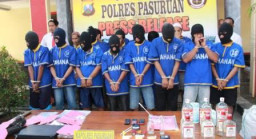 Polres Pasuruan Amankan  298 Tersangka Dalam Operasi Pekat semeru 2017