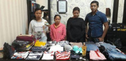  Bejat !!!!, Mertua ajak 2 Anak Menantunya Mencuri Baju.