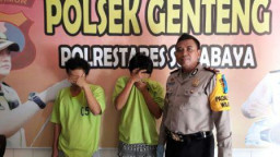 Jambret Bersajam, Menyerah di Polsek Genteng