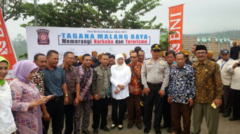 Mensos Tepati Janji, Resmikan Kampung Siaga Bencana Poncokusumo.