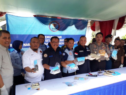 BNNP Musnahkan Sabu 3 kg dan Ganja 1,5 kg Ganja