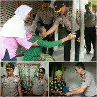 Kapolres Mojokerto Peduli Wong Cilik.