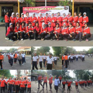 HUT Polwan ke 69, Polres Pasuruan Kota Gelar Olahraga Bersama.