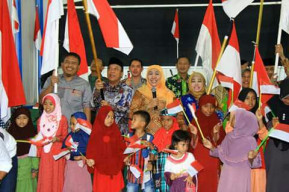 Kapolres Lamongan Dampingi Mensos Kunjungi Yayasan Lingkar Perdamaian.