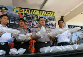 Polres Trenggalek Kembali Gagal Kan Penyelundupan Baby Lobster.