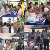 HUT Polwan ke 69, Resta Pas Gelar Pengobatan Gratis.