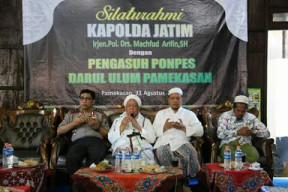 Kapolda Jatim Kunjungi Tokoh Agama Pamekasan.