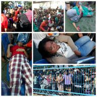 Pembagian Daging Kurban di PN Surabaya, Beberapa Orang Pingsan Saat Antri.