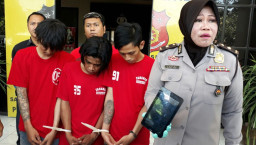 3 Pelaku Perampasan Spesialis Motor Pelajar Tertangkap di Suramadu.