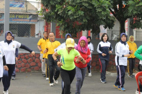 Polres Malang Gelar Senam Pro Lansia.