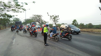 Dikyasa Smart Pasuruan Himbau Jaga Keselamatan di Jalan Raci