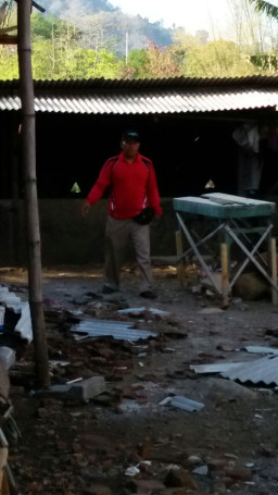 Puting Beliung Selokandang Hancurkan 1 Rumah Milik Nurul.