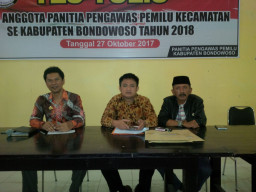 Bawaslu Bondowoso Seleksi 321 Calon Anggota Panwaslu Kecamatan.