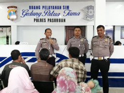 Polres Pasuruan Berlakukan Pengurusan SIM Online.