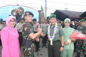 HUT Brimob ke 72 di Balut Sertijab Dandim Bojonegoro.