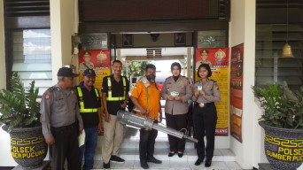 Polsek Sumber Pucung dan Aspolnya di Foging