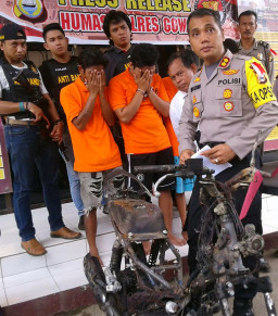 Tim Anti Bandit Polres Gowa, Ringkus 5 Orang Pelaku Penganiayaan.