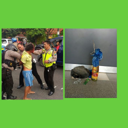 Bawa Botol Bersumbu Terobos Grahadi Surabaya, Pria Ini di Bekuk.