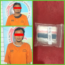 Reskoba Polrestabes Surabaya, Bekuk Bandar dan Kurir Sabu Kupang Gunung.