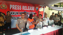 Direskrimsus Polda Jatim, Tangkap Pembuat Merkuri Ilegal.