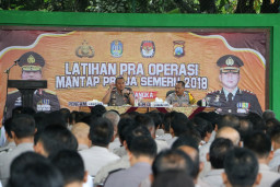 Kapolres Malang Beri Arahan Para Perwira Tentang Pengamanan Pilkada.