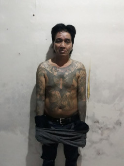 Simpan Sabu di Dalam Kos, Pria Bertato di Bekuk.