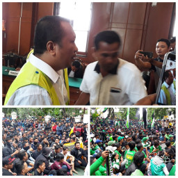 Sama-Sama Kerahkan Massa, Sidang Bonek VS PSHT Kondusif