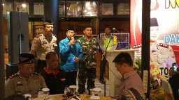 Jaga Kondusifitas, Kapolres Malang Ngopi Bareng Toga Thomas.
