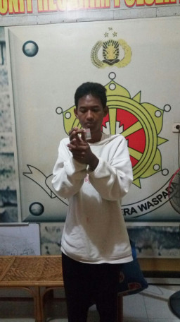 Dikuntit Anggota, M. Rusky di Tangkap Usai Beli Sabu