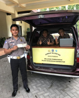 Samsat Blusukan Ala Iptu Yudhi Anugrah Putra
