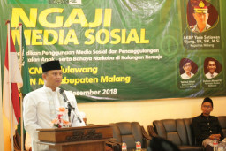 Kapolres Malang Ngaji Medsos Bersama Tokoh Agama Malang di Bululawang.